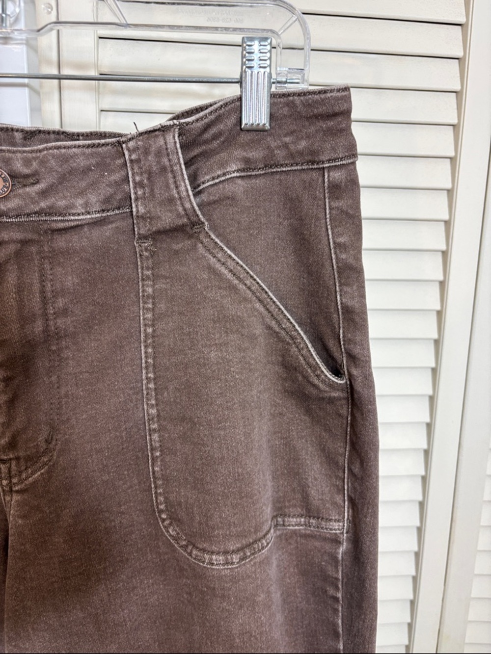 Judy Blue Brown Retro Wide Leg Jeans Size 14W - Picture 7 of 15